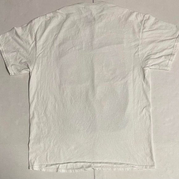 Marvel Comics Superheroes Captain America Iron Man Thor Hulk T-Shirt Sz L White  - Picture 8 of 8